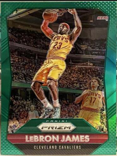 LeBron James [Green Prizm] #125