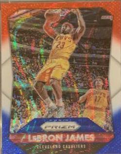 LeBron James [Red, White, Blue Prizm] #125