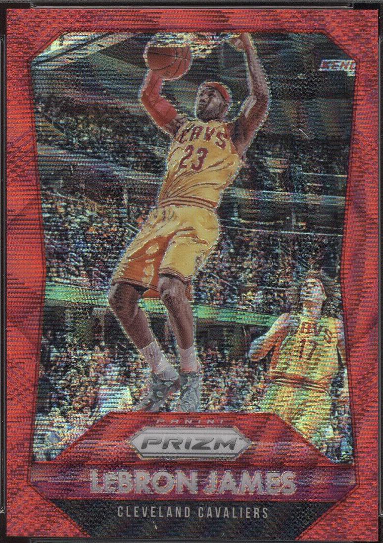 LeBron James [Ruby Wave Prizm] #125