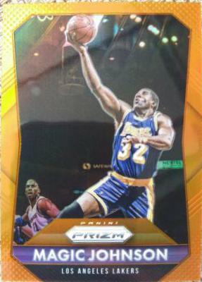 Magic Johnson [Orange Prizm] #248