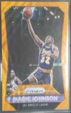 Magic Johnson [Orange Wave Prizm] #248
