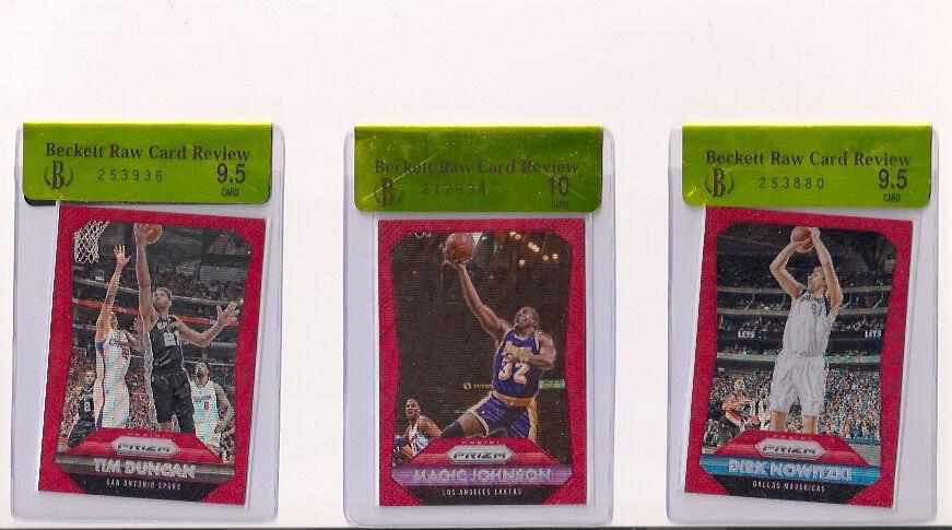 Magic Johnson [Ruby Wave Prizm] #248