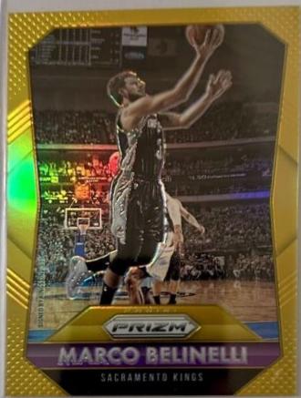 Marco Belinelli [Gold Prizm] #219