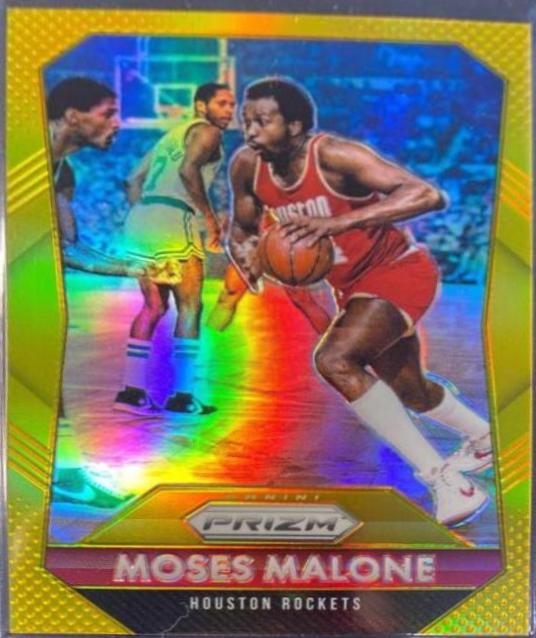 Moses Malone [Gold Prizm] #260