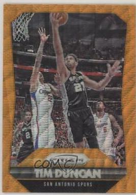 Tim Duncan [Orange Wave Prizm] #51