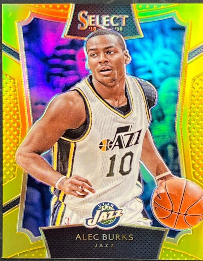 Alec Burks [Gold Prizm] #21