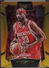 Corey Brewer [Gold Prizm] #42