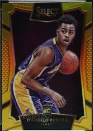 D'Angelo Russell [Gold Prizm] #62