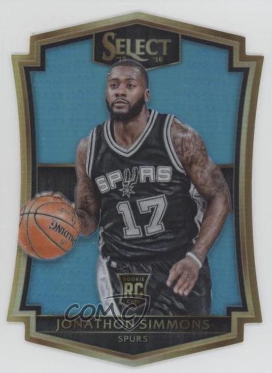 Jonathon Simmons [Light Blue Prizm Die Cut] #165