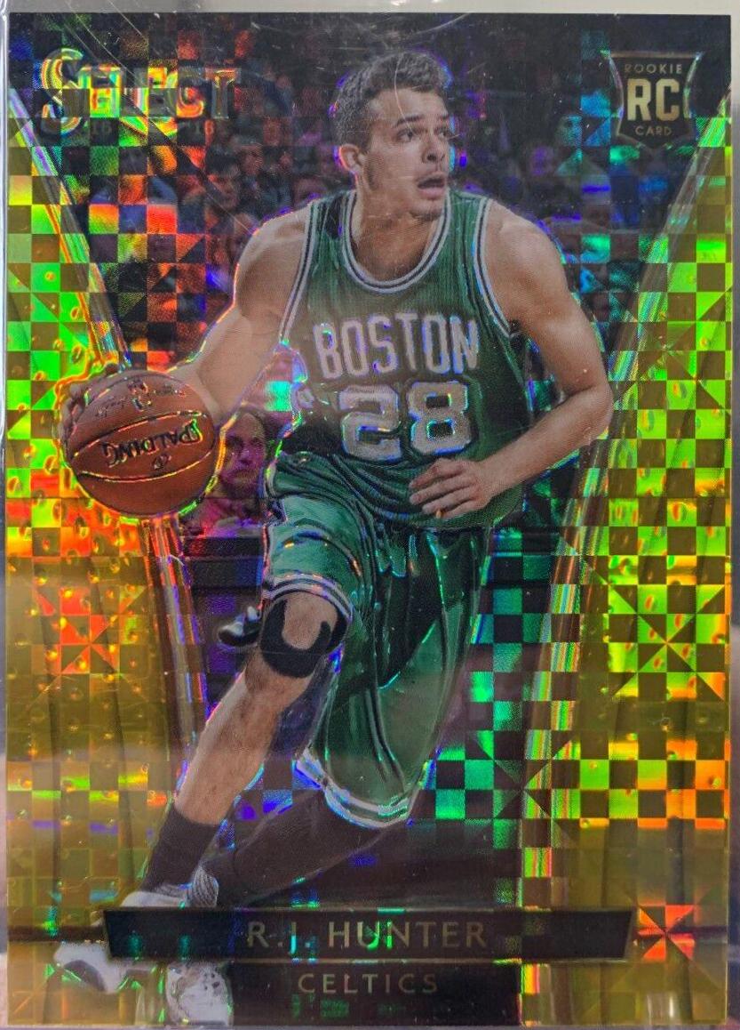 R. J. Hunter [Gold Prizm] #247