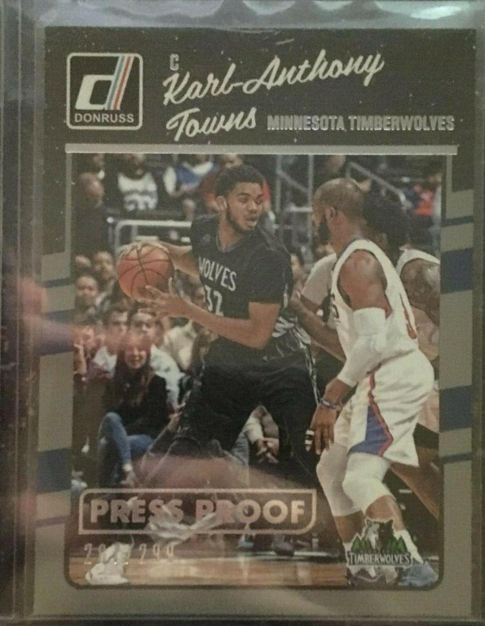 Karl Anthony Towns [Silver Press Proof] #128