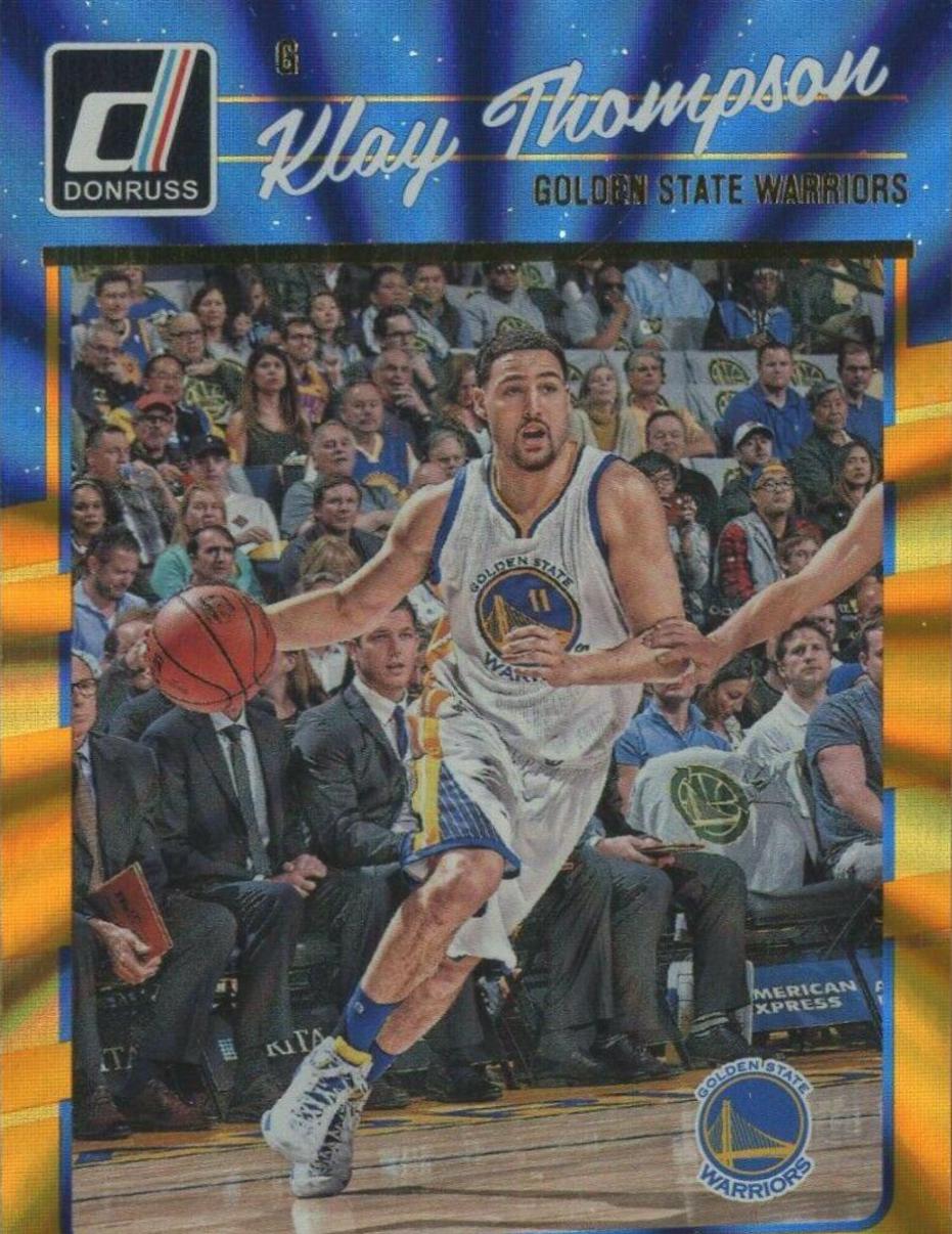Klay Thompson [Orange Laser] #136