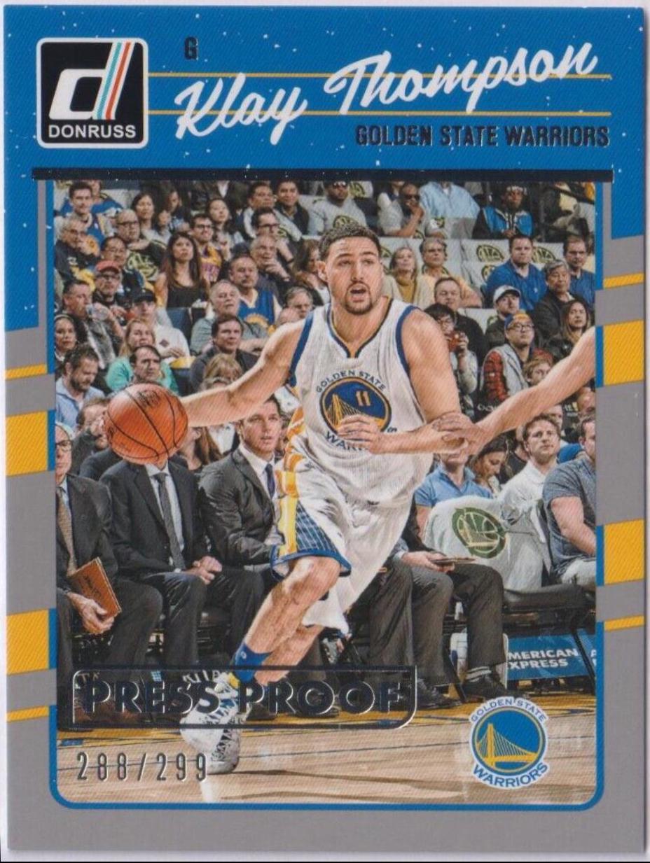 Klay Thompson [Silver Press Proof] #136