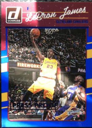 LeBron James [Blue Press Proof] #15