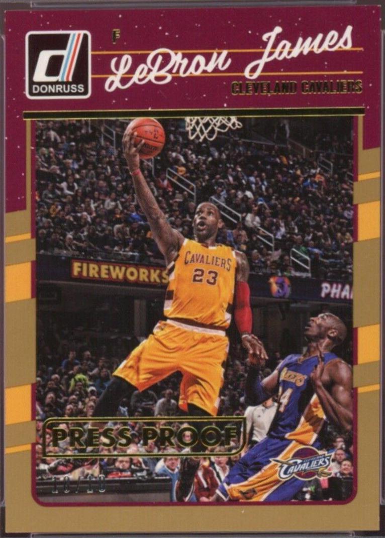 LeBron James [Gold Press Proof] #15