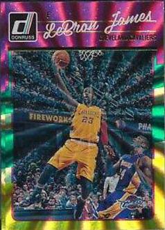 LeBron James [Green, Yellow Laser] #15
