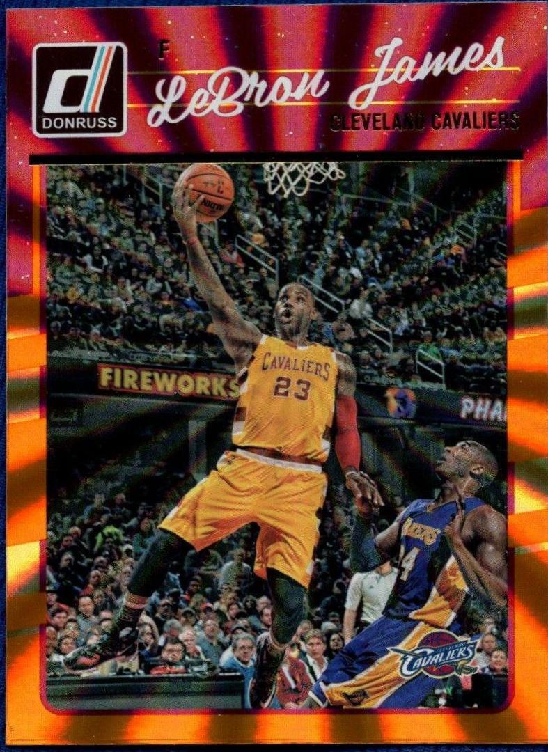 LeBron James [Orange Laser] #15