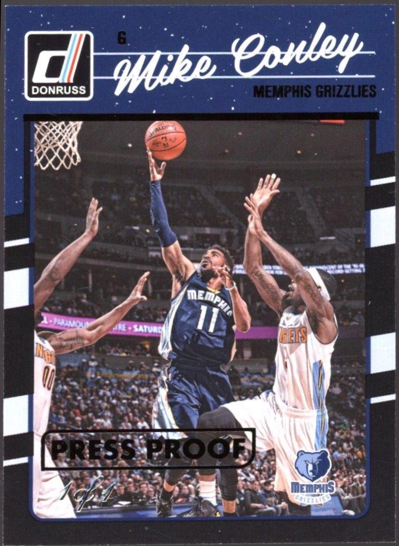 Mike Conley [Silver Press Proof] #30