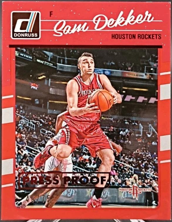 Sam Dekker [Red Press Proof] #113