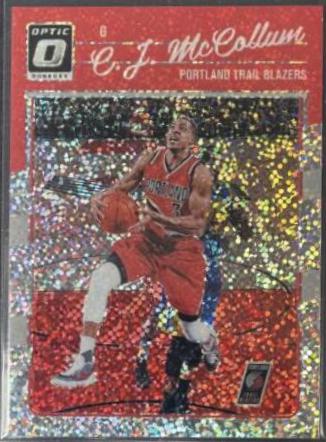 C.J. McCollum [White Sparkle] #130