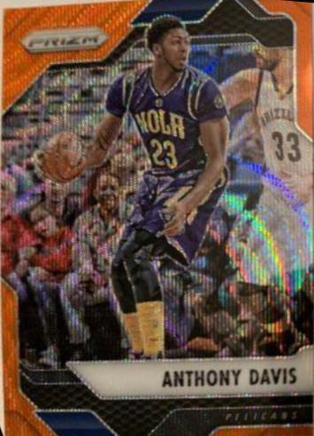 Anthony Davis [Orange Wave Prizm] #191