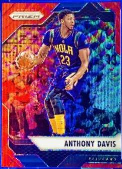 Anthony Davis [Ruby Wave Prizm] #191