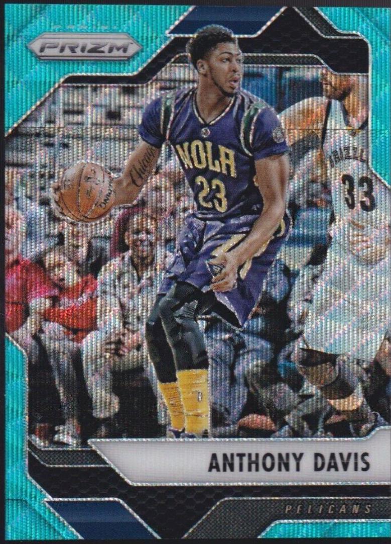 Anthony Davis [Teal Wave Prizm] #191