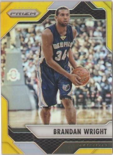 Brandan Wright [Gold Prizm] #66