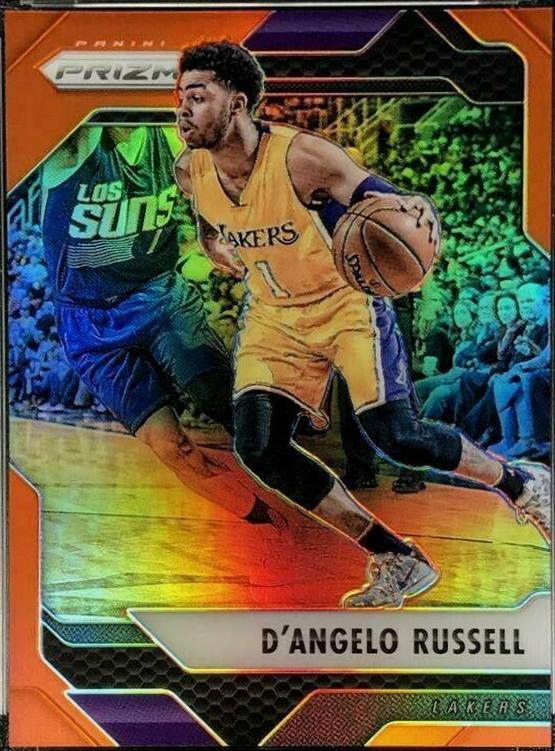 D'Angelo Russell [Orange Prizm] #132