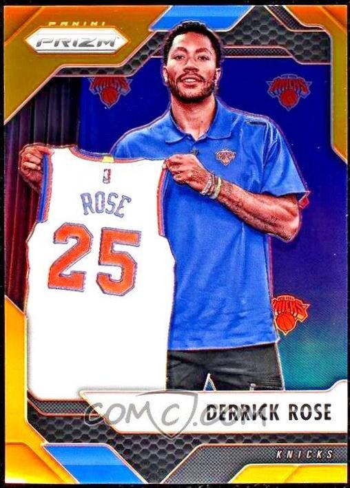 Derrick Rose [Gold Prizm] #122