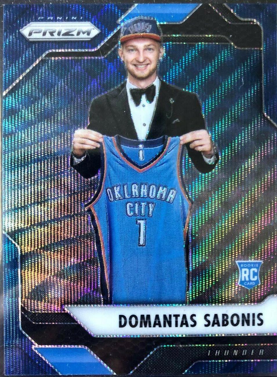 Domantas Sabonis [Blue Wave Prizm] #255