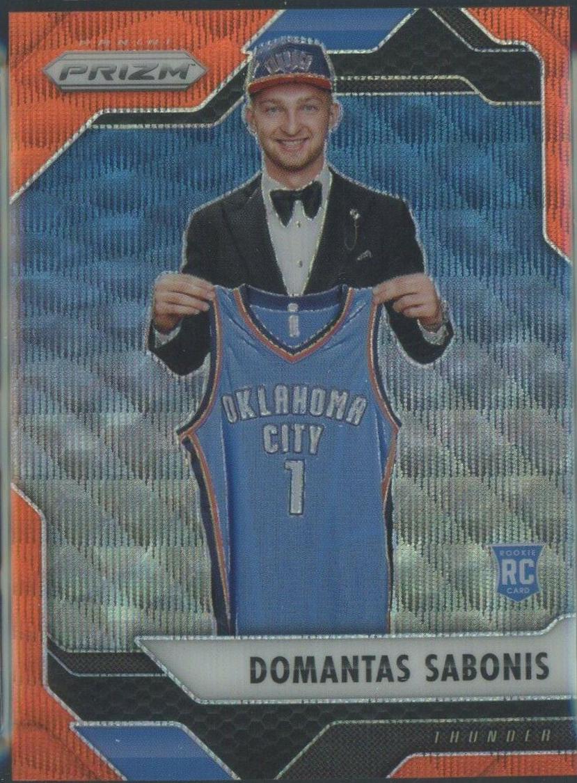 Domantas Sabonis [Orange Wave Prizm] #255
