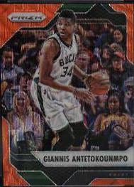 Giannis Antetokounmpo [Orange Wave Prizm] #13