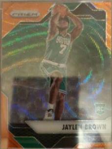 Jaylen Brown [Orange Wave Prizm] #44