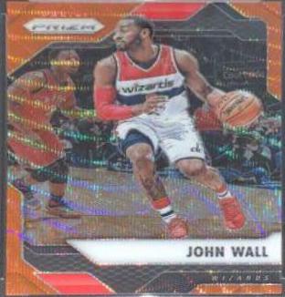 John Wall [Orange Wave Prizm] #291