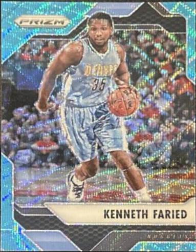 Kenneth Faried [Teal Wave Prizm] #172