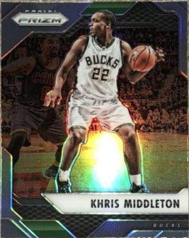 Khris Middleton Silver Prizm #12