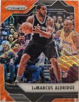 LaMarcus Aldridge Orange Wave Prizm #235