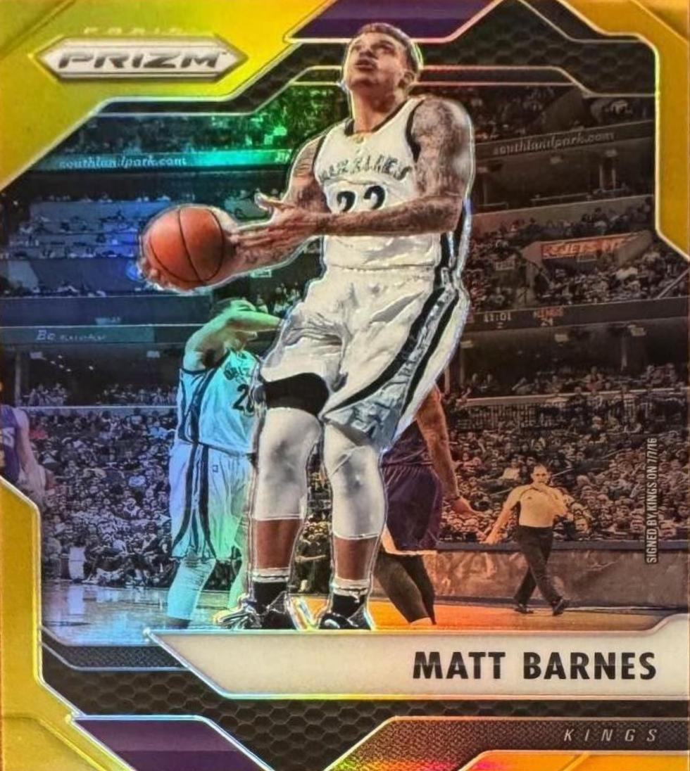 Matt Barnes [Gold Prizm] #118