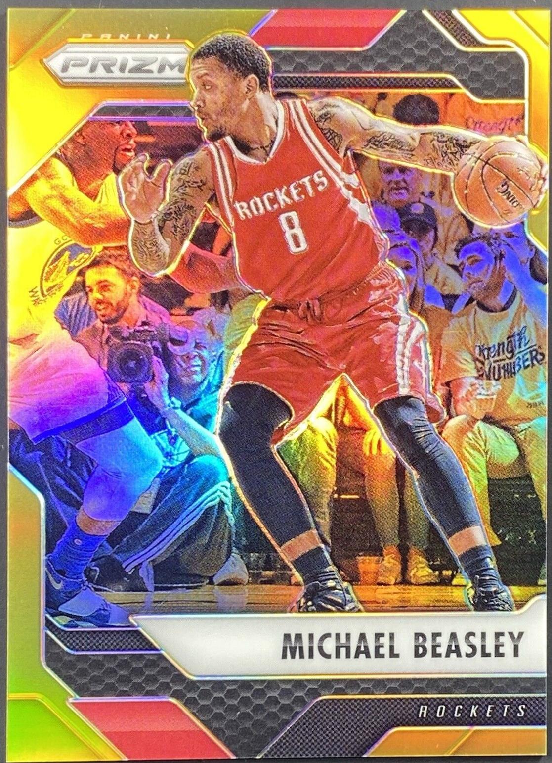 Michael Beasley [Gold Prizm] #222