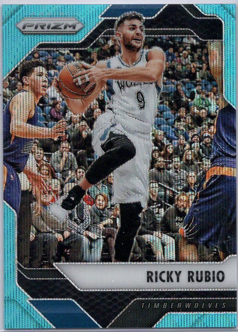 Ricky Rubio Teal Wave Prizm #261