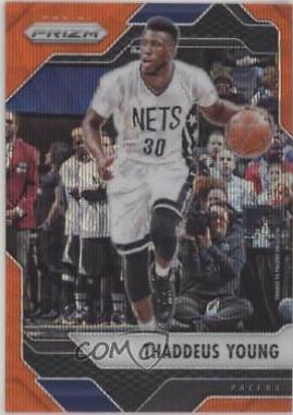 Thaddeus Young [Orange Wave Prizm] #185