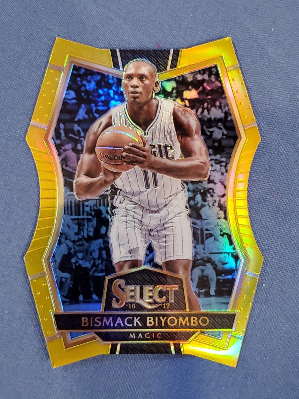 Bismack Biyombo [Die Cut Gold Prizm] #130