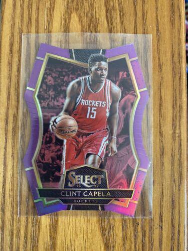Clint Capela [Die Cut Gold Prizm] #162