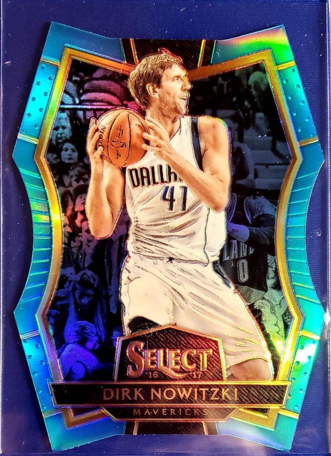 Dirk Nowitzki [Die Cut Gold Prizm] #131