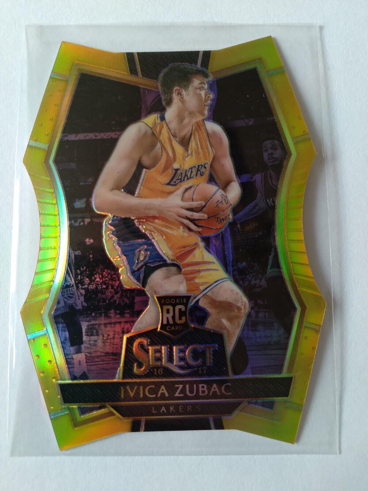 Ivica Zubac [Die Cut Gold Prizm] #114