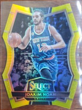 Joakim Noah [Die Cut Gold Prizm] #195