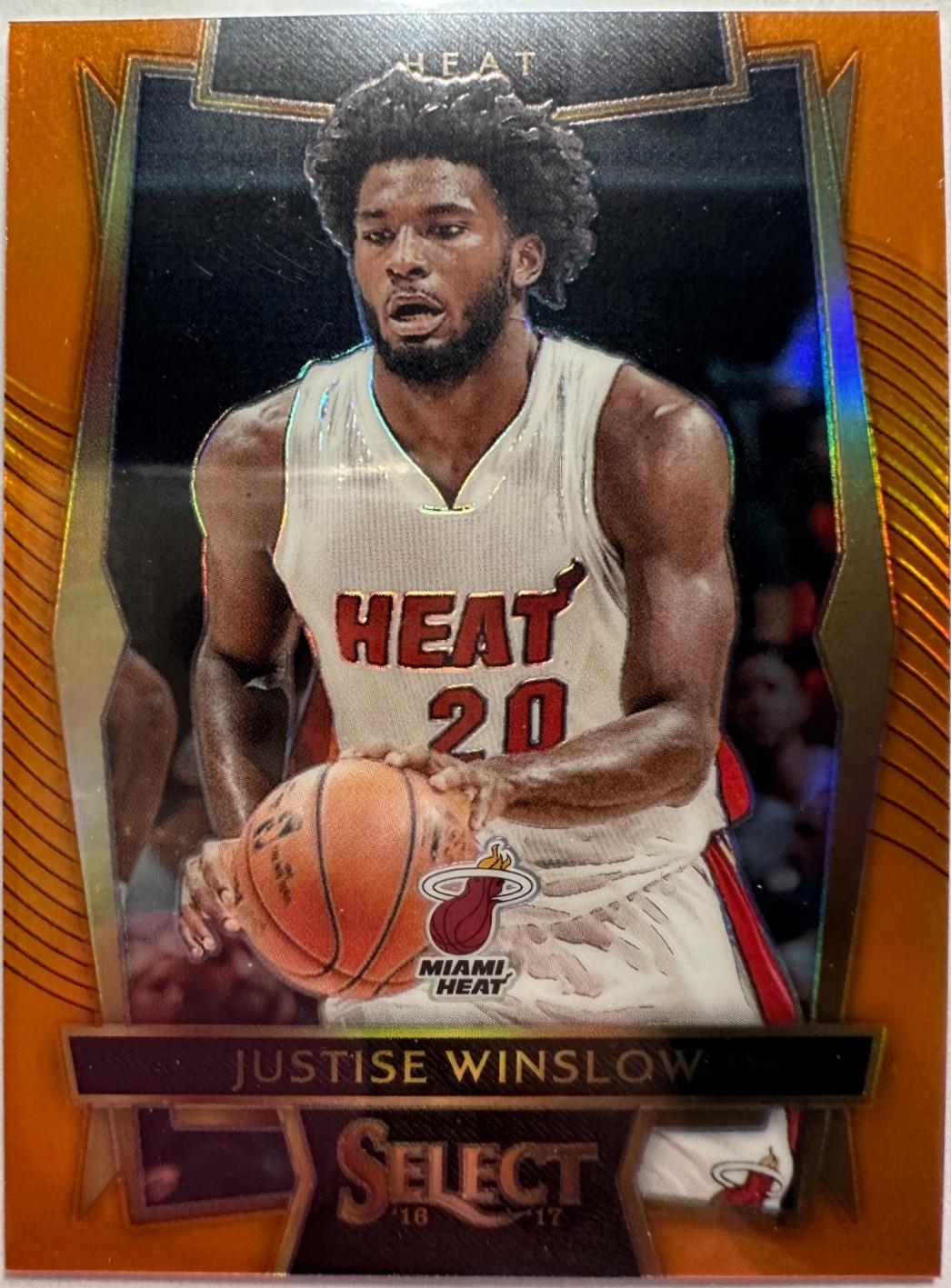Justise Winslow [Orange Prizm] #95