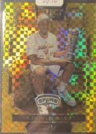 Kawhi Leonard [Gold Prizm] #288