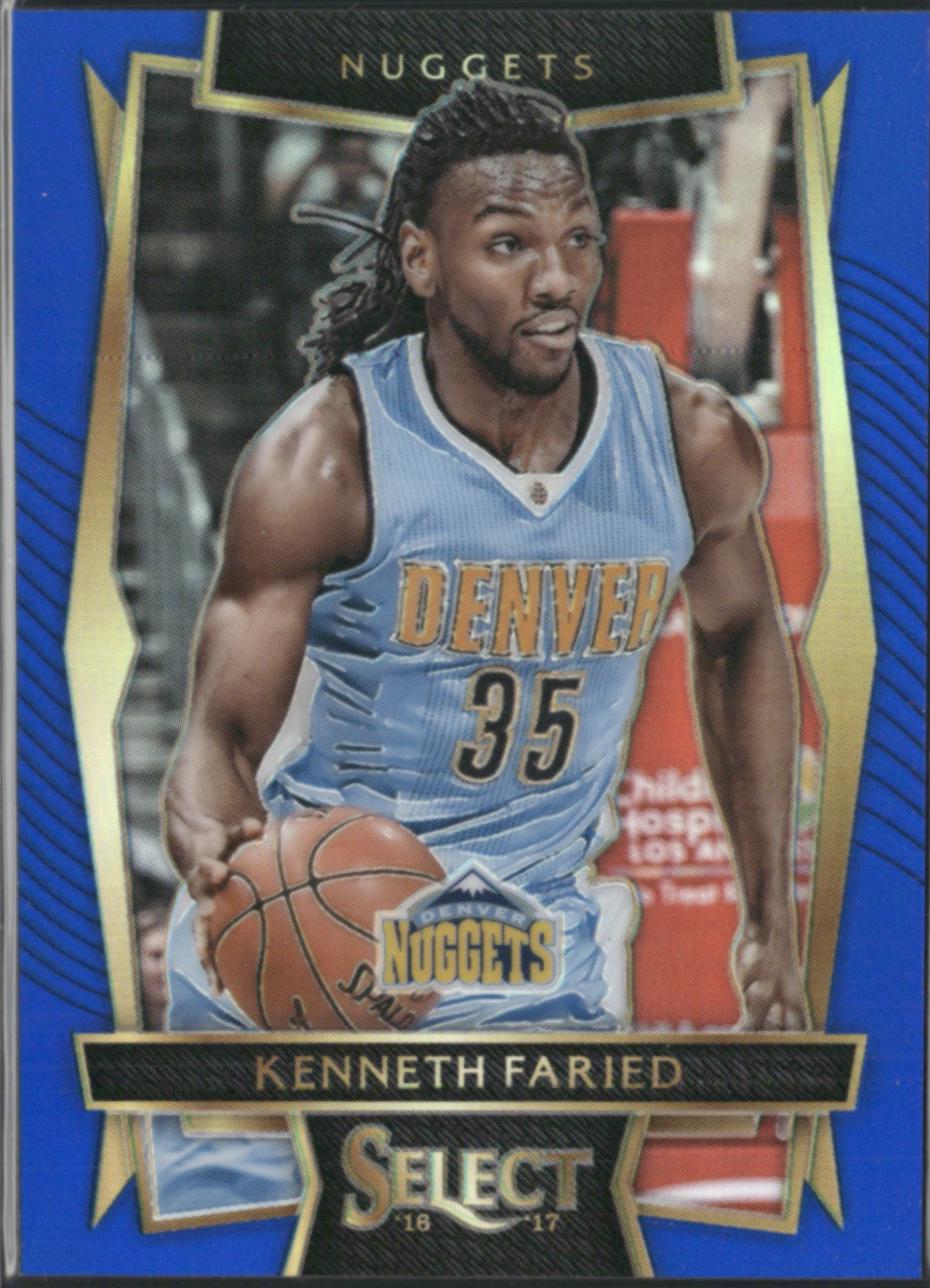 Kenneth Faried [Blue Prizm] #34